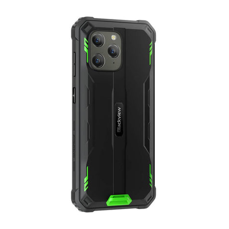 Blackview BV5300 pro grÃ¼n Outdoor Smartphone RÃ¼ckseite rechtes Profil