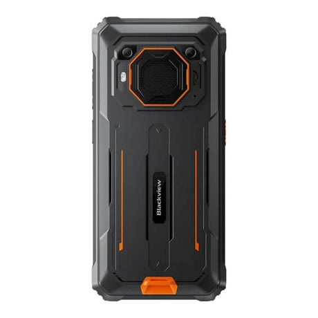 RÃ¼ckseite des Blackview BV6200Pro Smartphone Orange mit 8GB RAM / 128GB ROM