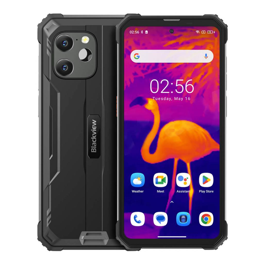 Blackview BV8900 Smartphone schwarz Vorder-und RÃ¼ckseite