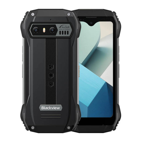 Blackview N6000 schwarz Outdoorsmartphone Vorder-und RÃ¼ckseite