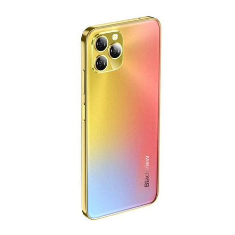 Blackview A95 Smartphone rainbow 8GB/128GB RÃ¼ckseite Profil von links