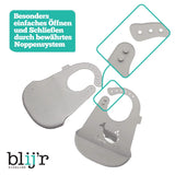 Blijr Bodi Lätzchen aus Silikon für Baby & Kleinkinder mit Auffangschale, Babylatz, leicht zu reinigen