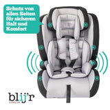 Blij`r Ivo grey/black Autositz mit der USP Seitenaufprallschutz