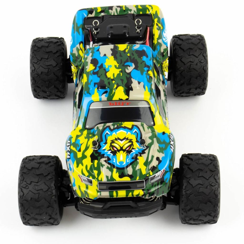 blijÂ´r Beast RC Monstertruck blau gelb Vorderansicht