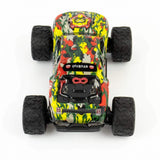 blijÂ´r Beast RC Modellauto in rot gelb Heckansicht