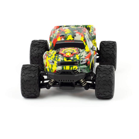 blijÂ´r Beast RC Modellauto in rot gelb Vorderansicht