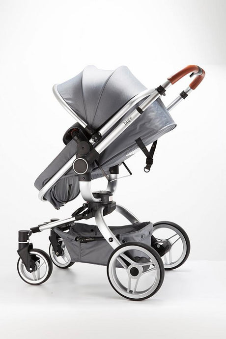 BlijÂ´r Kinderwagen 360Grad drehbar mit Ledergriff