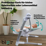 einfache HÃ¶henverstellung beim Blijr Guusje Baby-& Kinderstuhl MinzgrÃ¼n