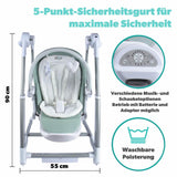 Wippfunktion des Blijr Guusje Baby-& Kinderstuhl MinzgrÃ¼n