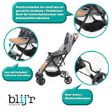 Blijr Mimi Kinderwagen Buggy in Grau Vorteile