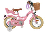 Volare Blossom Kinderfahrrad für Mädchen - 12 Zoll in Rosa mit zwei Handbremsen