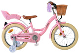 Volare Blossom Kinderfahrrad für Mädchen - 16 Zoll in Rosa für Kinder von 4 bis 6 Jahren