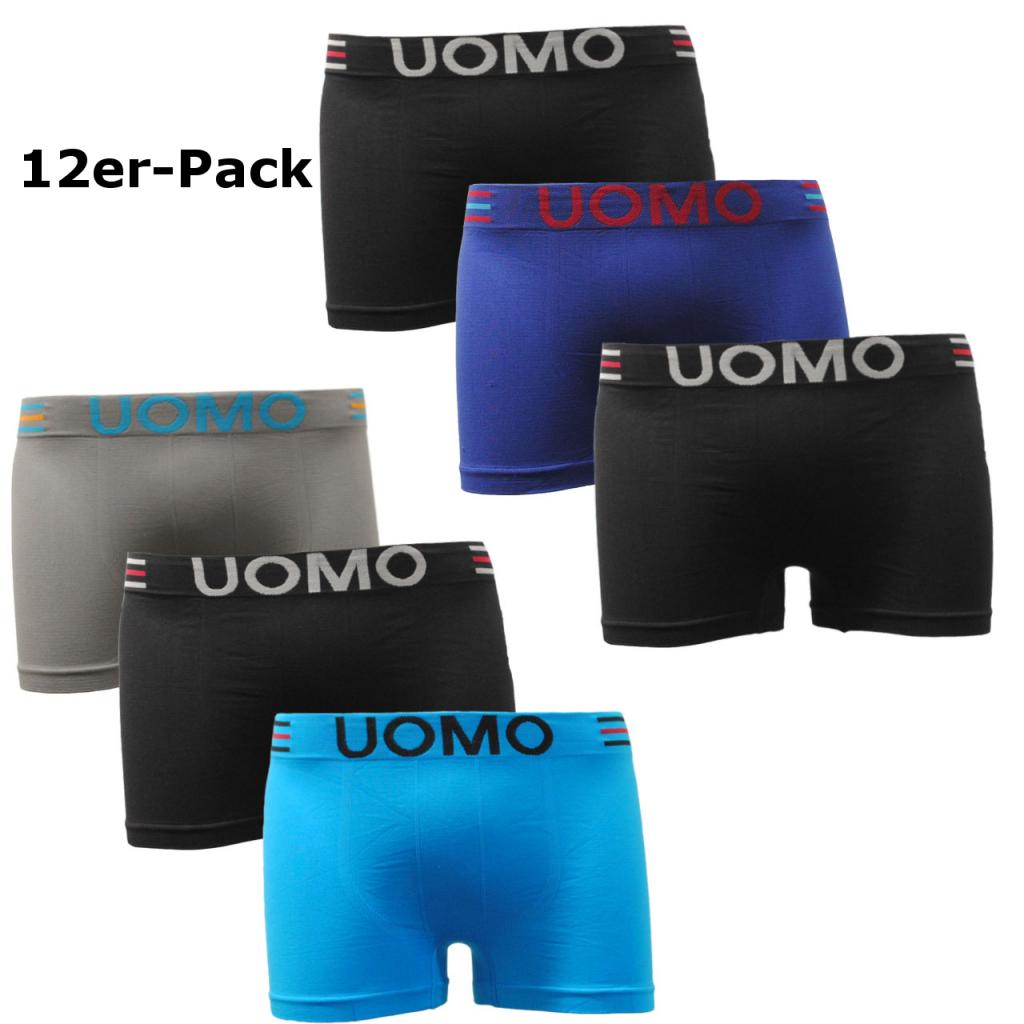 Uomo Boxershort 12er Set M/L