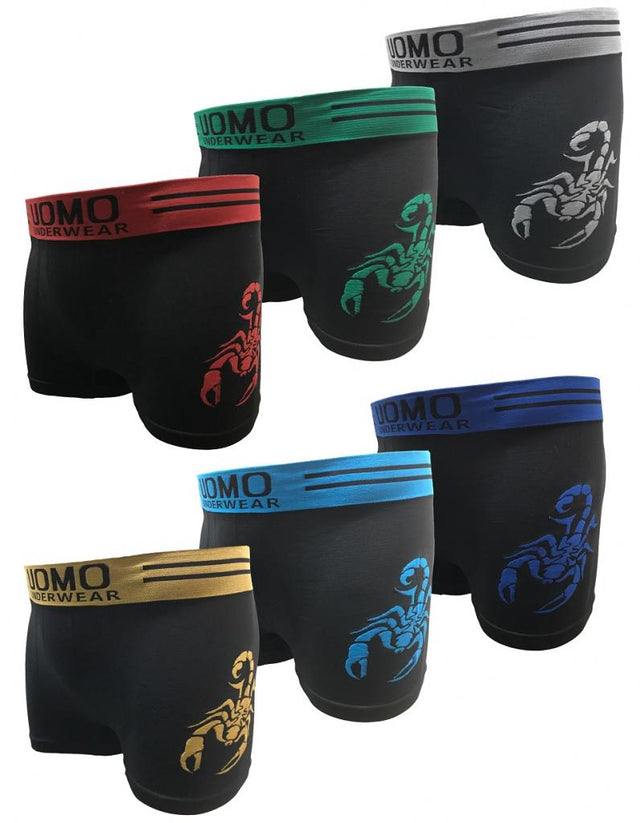 Garcia Pescara Boxershorts 6er Pack mit Skorpion Print