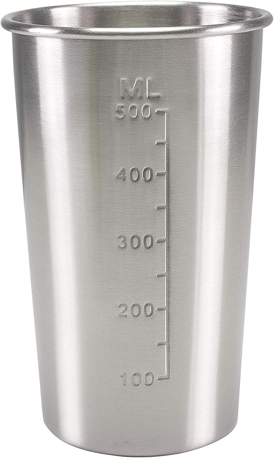 Der Messebecher des Beper BP.690 aus Edelstahl