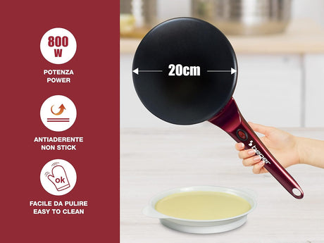 Beper BT.710Y Abmessungen der Grilloberfläche