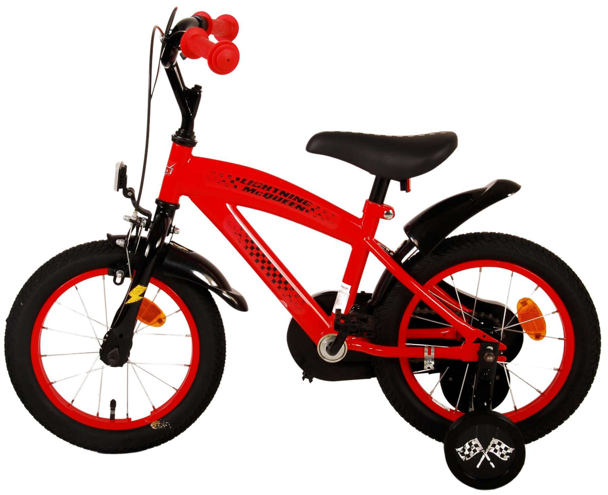 Volare Disney Cars Kinderfahrrad - Jungen - 14 Zoll - Rot