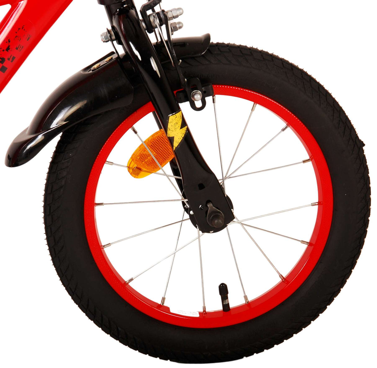 Volare Disney Cars Kinderfahrrad - Jungen - 14 Zoll - Rot