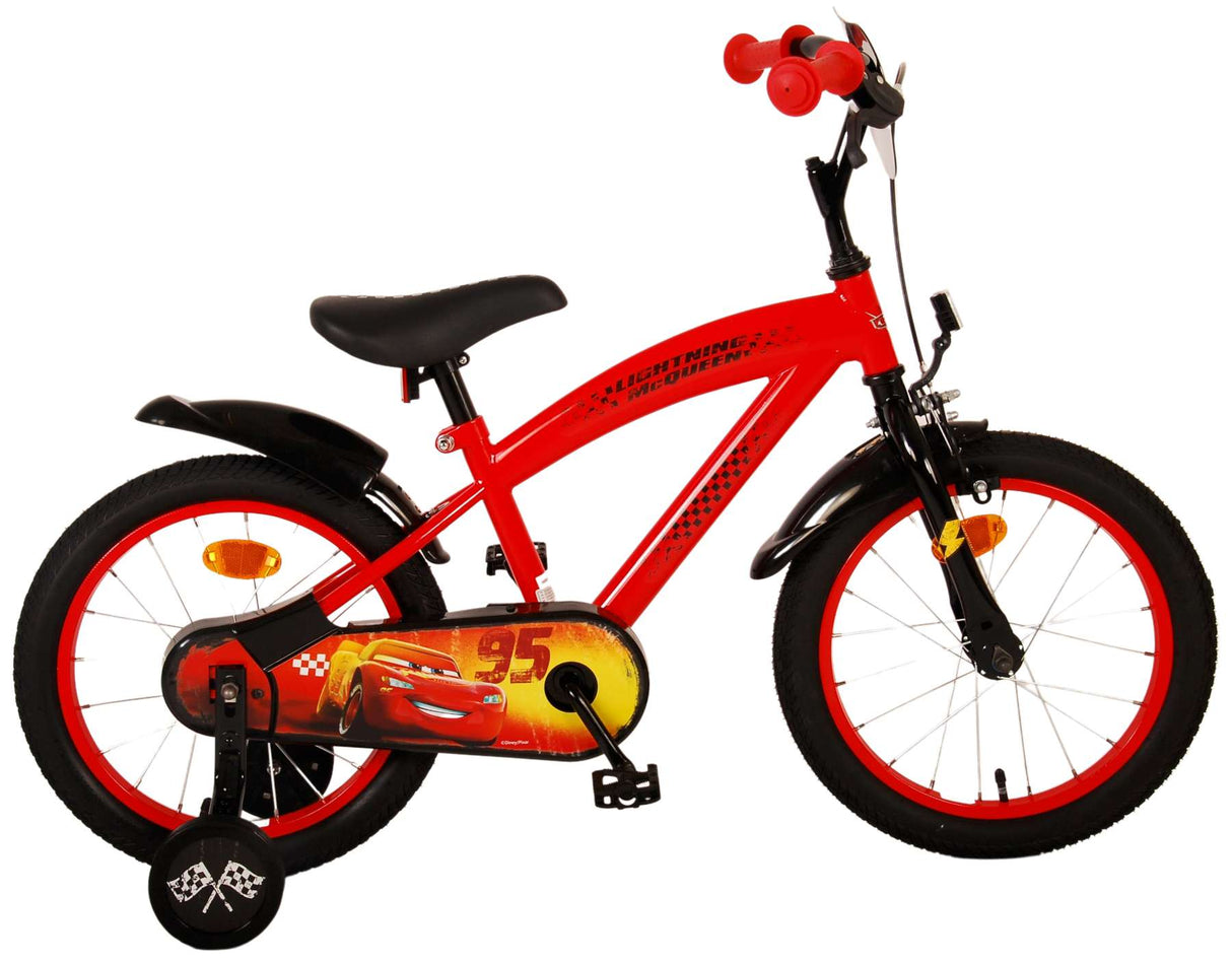 Volare Disney Cars Kinderfahrrad - Jungen - 16 Zoll - Rot
