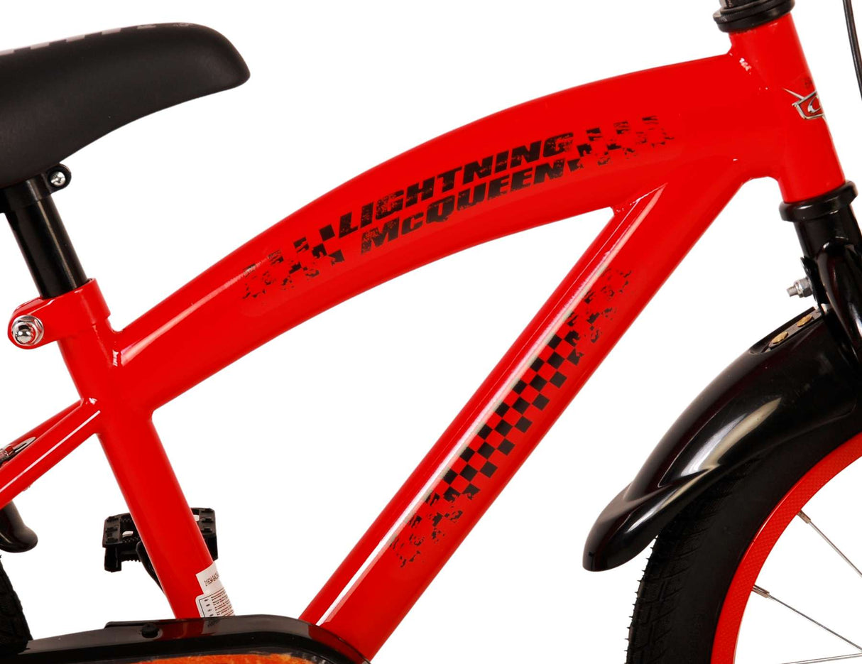 Volare Disney Cars Kinderfahrrad - Jungen - 16 Zoll - Rot