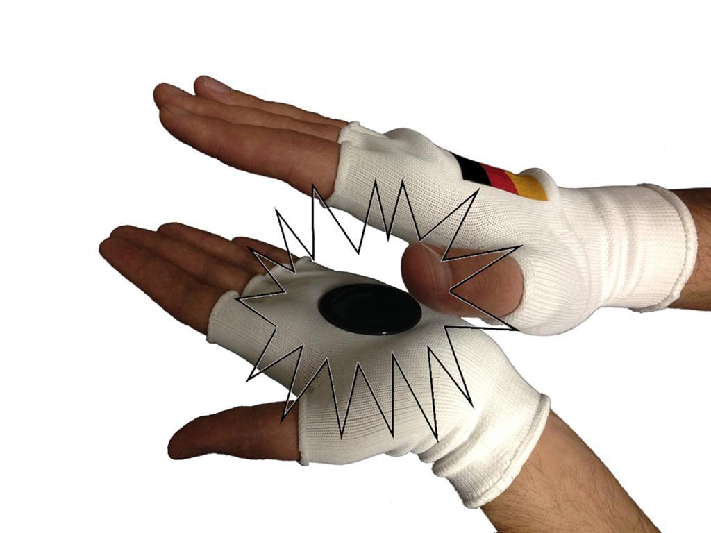 Clip-Clappers Klatsch Handschuhe mit Deutschland Fahne Gr. Uni Fanartikel mit Fahne
