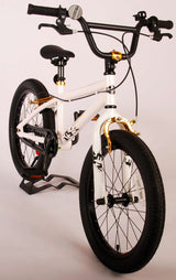 Volare Cool Rider Kinderfahrrad - Jungen - 18 Zoll - Weiß - 95% zusammengebaut - Prime Collection