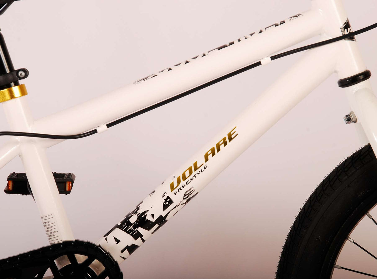 Volare Cool Rider Kinderfahrrad - Jungen - 18 Zoll - Weiß - 95% zusammengebaut - Prime Collection