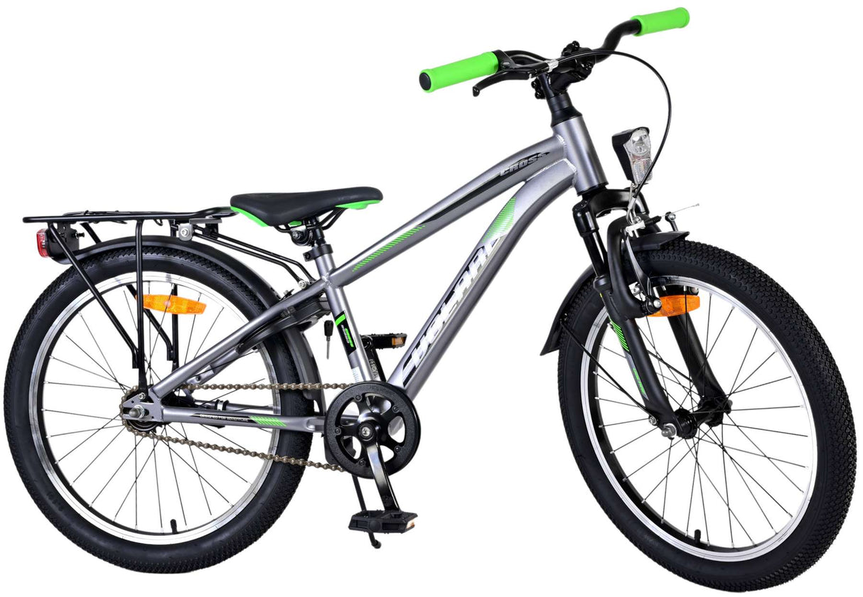 Volare Cross Kinderfahrrad - Jungen - 20 Zoll - dunkelgrau