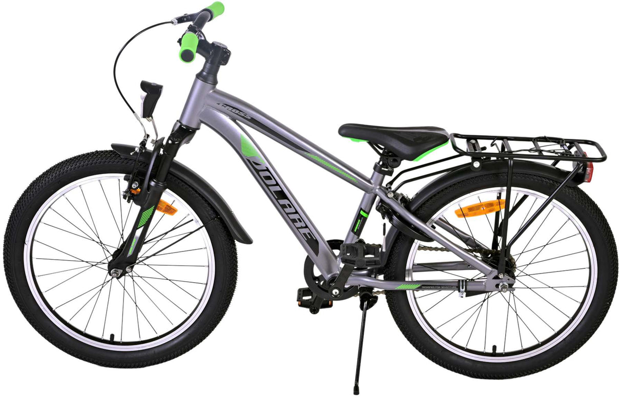 Volare Cross Kinderfahrrad - Jungen - 20 Zoll - dunkelgrau