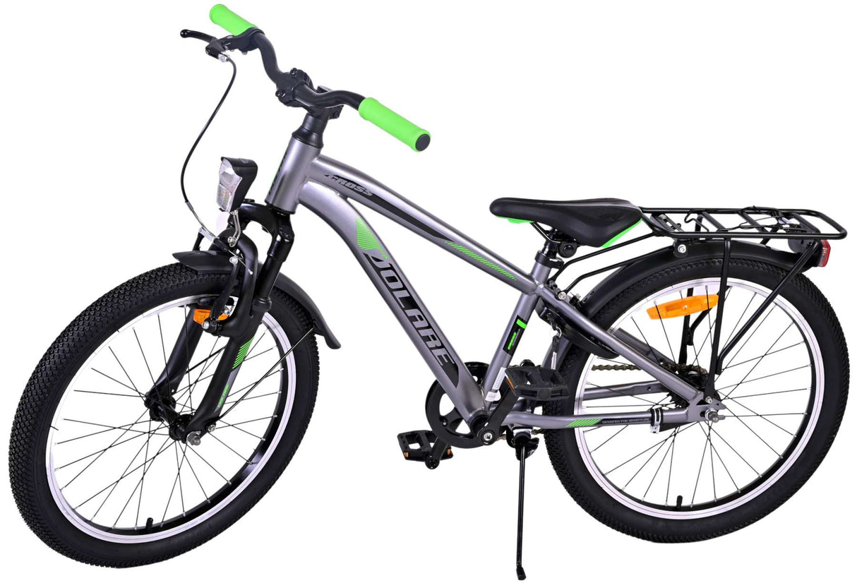 Volare Cross Kinderfahrrad - Jungen - 20 Zoll - dunkelgrau