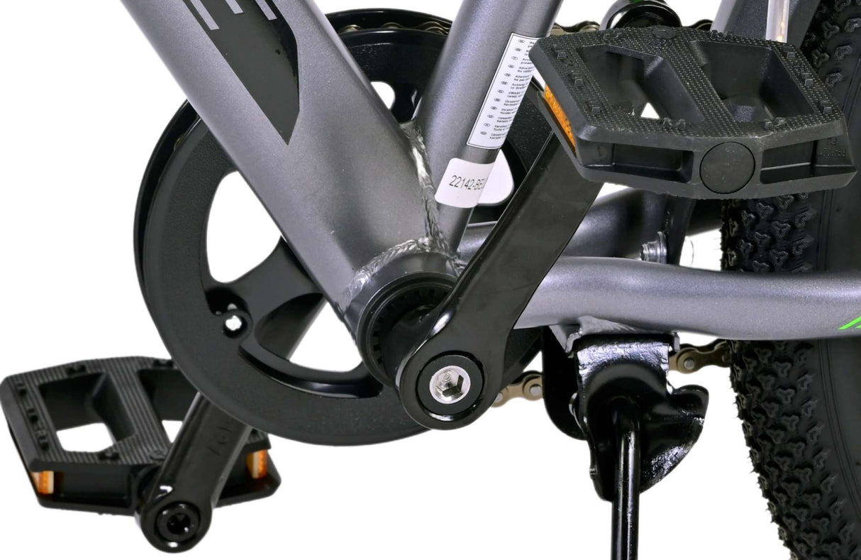 Volare Cross Kinderfahrrad - Jungen - 20 Zoll - dunkelgrau