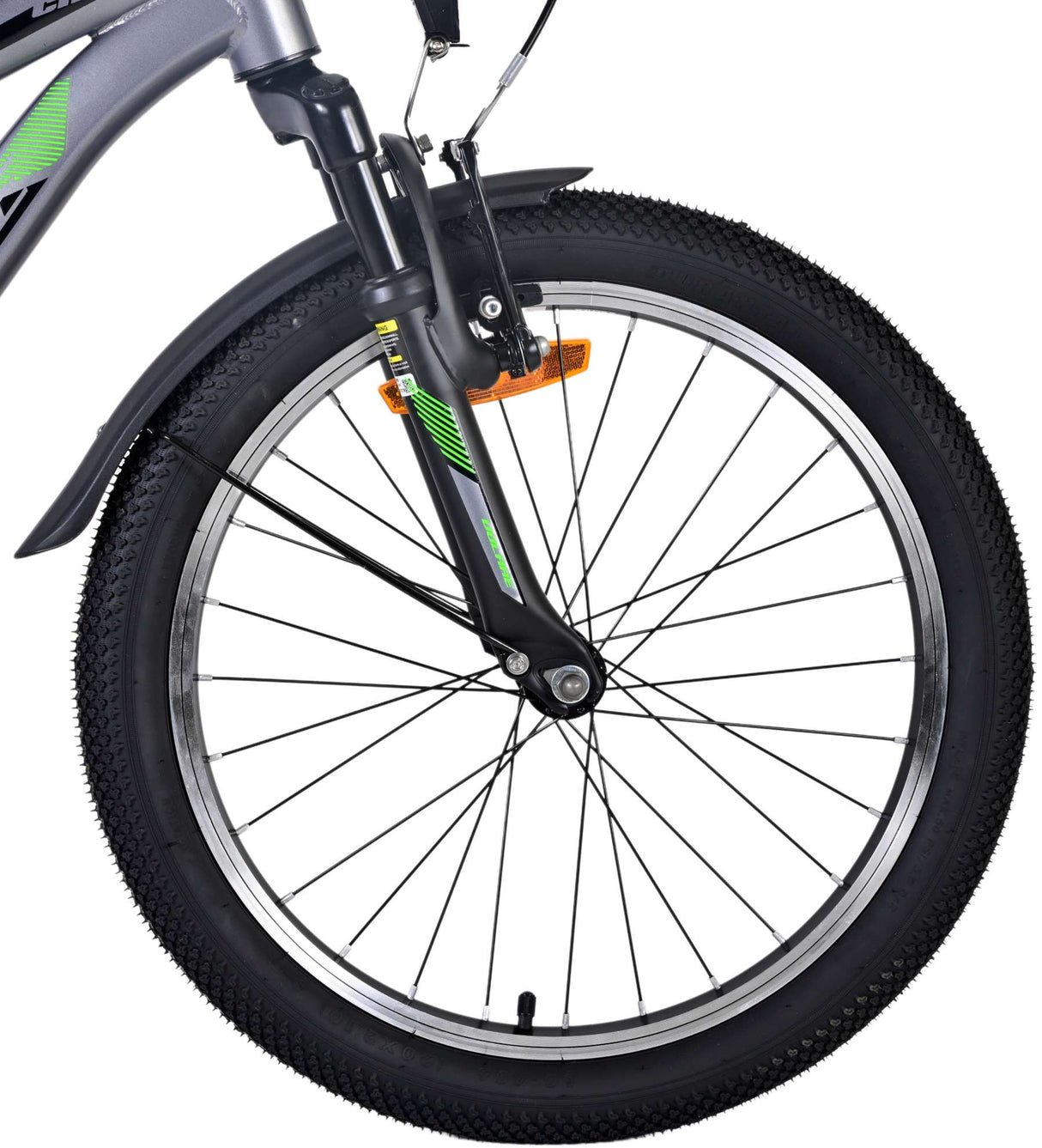 Volare Cross Kinderfahrrad - Jungen - 20 Zoll - dunkelgrau