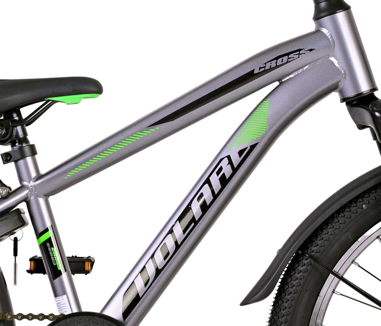 Volare Cross Kinderfahrrad - Jungen - 20 Zoll - dunkelgrau