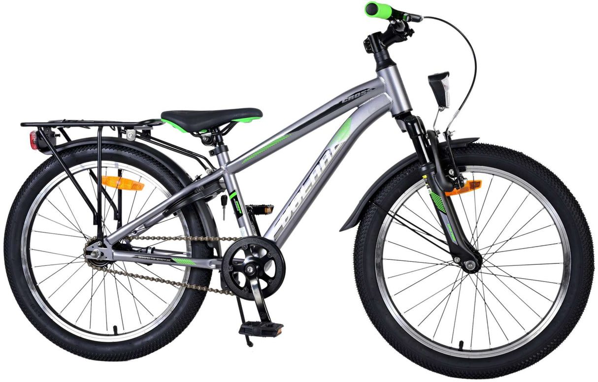 Volare Cross Kinderfahrrad - Jungen - 20 Zoll - dunkelgrau