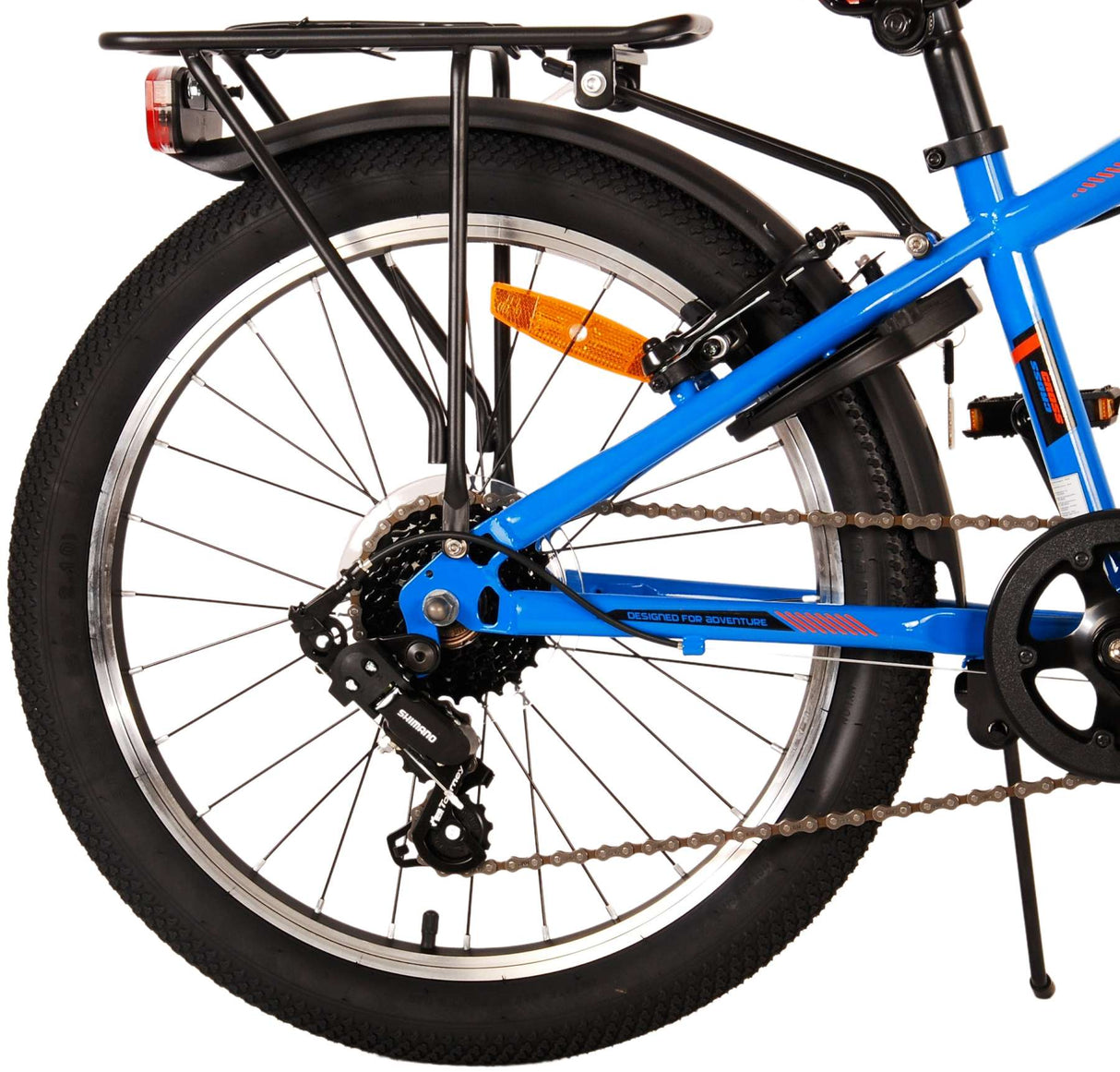 Volare Cross Kinderfahrrad - Jungen - 20 Zoll - Blau - 6 Gänge