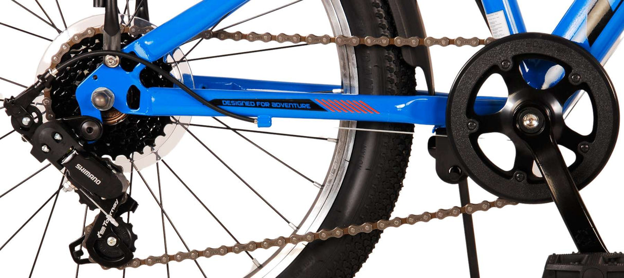 Volare Cross Kinderfahrrad - Jungen - 20 Zoll - Blau - 6 Gänge