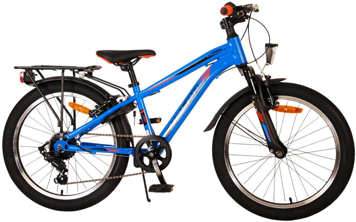 Volare Cross Kinderfahrrad - Jungen - 20 Zoll - Blau - 6 Gänge
