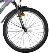 Volare Cross Kinderfahrrad - Jungen - 24 Zoll - Grau - 18-Gang - Zweihandbremsen