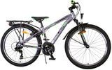Volare Cross Kinderfahrrad - Jungen - 24 Zoll - Grau - 18-Gang - Zweihandbremsen