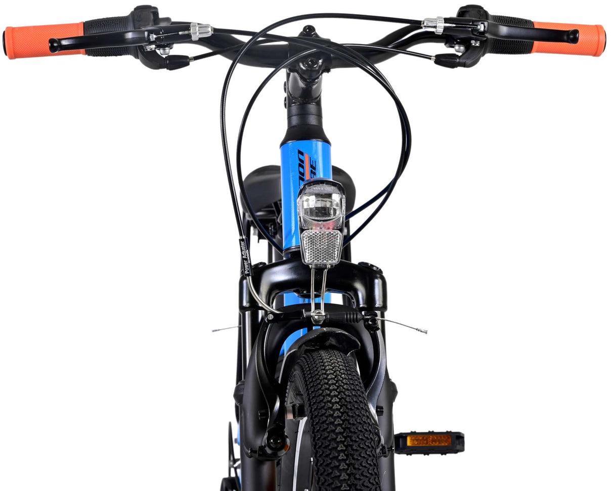 Volare Cross Kinderfahrrad - Jungen - 24 Zoll - Blau - 18-Gang - Zweihandbremsen