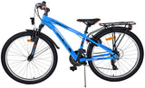Volare Cross Kinderfahrrad - Jungen - 24 Zoll - Blau - 18-Gang - Zweihandbremsen