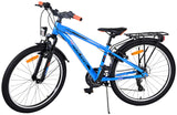 Volare Cross Kinderfahrrad - Jungen - 24 Zoll - Blau - 18-Gang - Zweihandbremsen