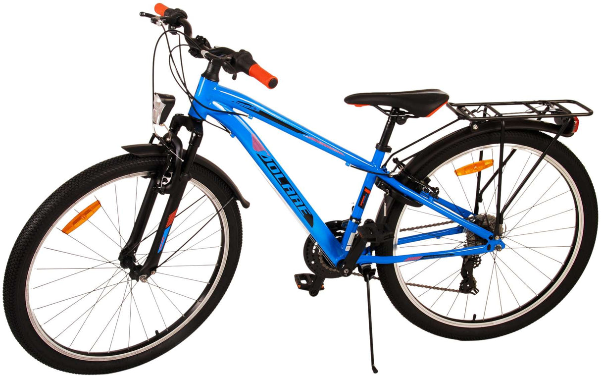 Volare Cross Kinderfahrrad - Jungen - 26 Zoll - Blau - 18 Gänge - Zweihandbremsen