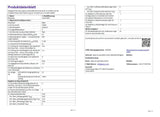 Produktdatenblatt