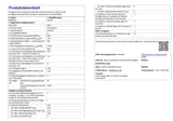 Produktdatenblatt