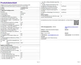 Produktdatenblatt