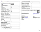 Produktdatenblatt