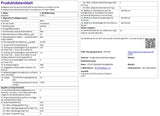 Produktdatenblatt