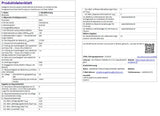 Produktdatenblatt