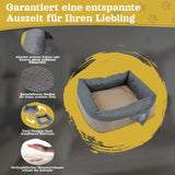 DEAR DARLING DD-06 Luxus Hundebett Katzenbett Braun Anthrazit Memoryschaum Matratze Gr. S,M, L